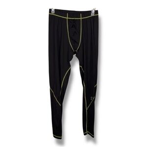 Medium Watsons Black Green Mens Lightweight Thermal Leggings Outdoor Sports